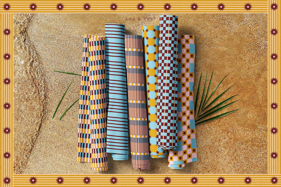 LOCARSA LINEA | Patterns & Frames for Illustrator - ANA & YVY