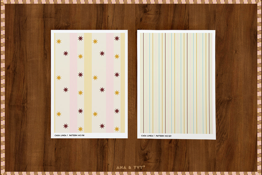 LOCARSA LINEA | Patterns & Frames for Illustrator - ANA & YVY
