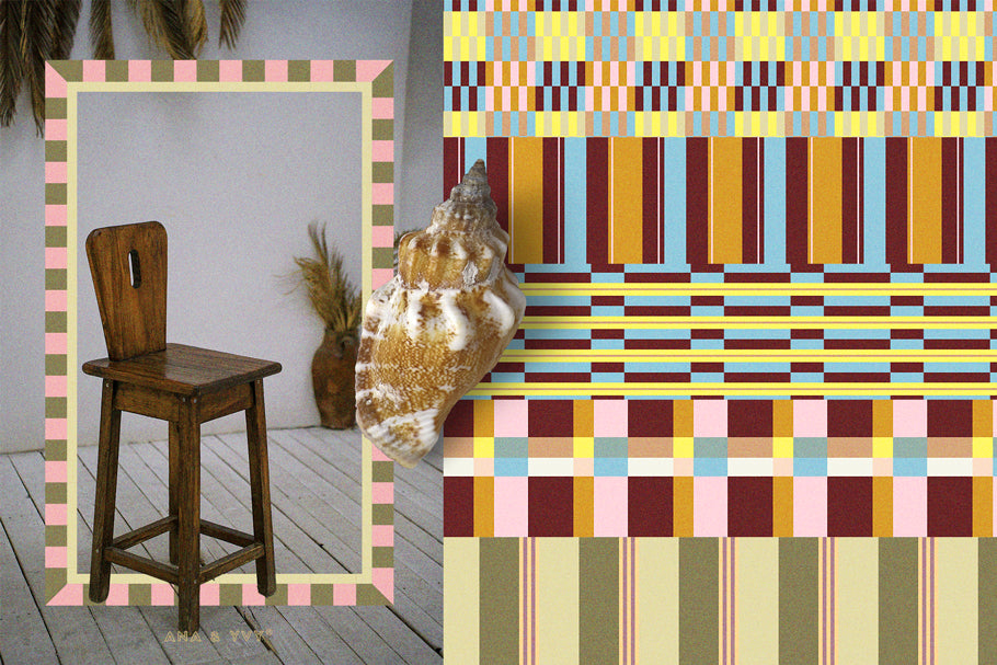 LOCARSA LINEA | Patterns & Frames for Illustrator - ANA & YVY