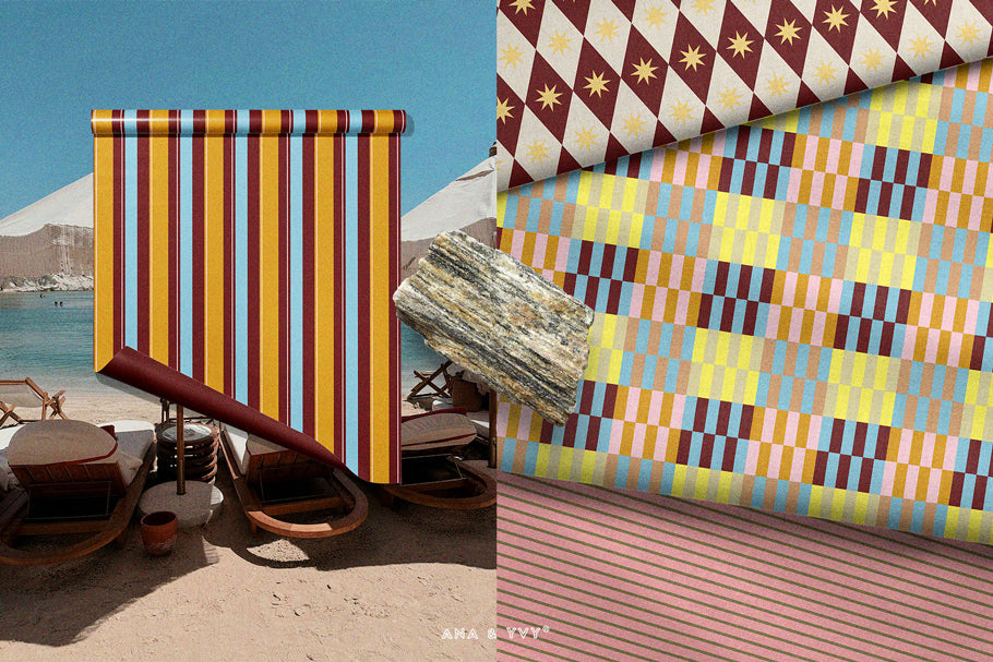 LOCARSA LINEA | Patterns & Frames for Illustrator - ANA & YVY