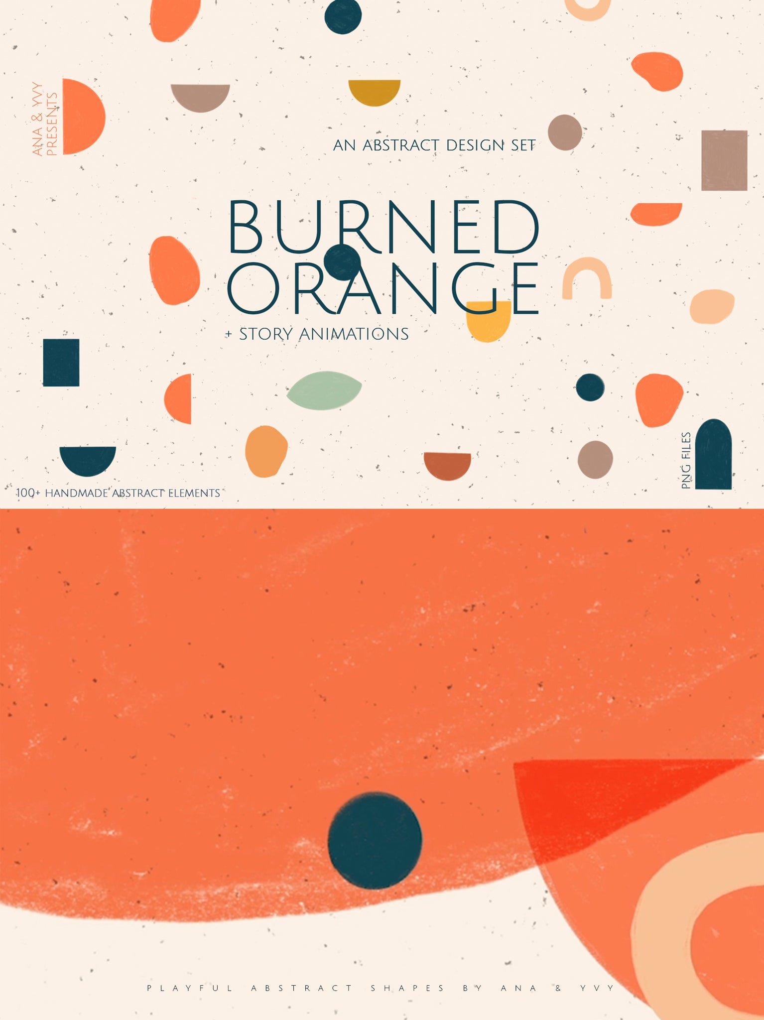 Abstract Shapes | The Burned Orange - ANA & YVY