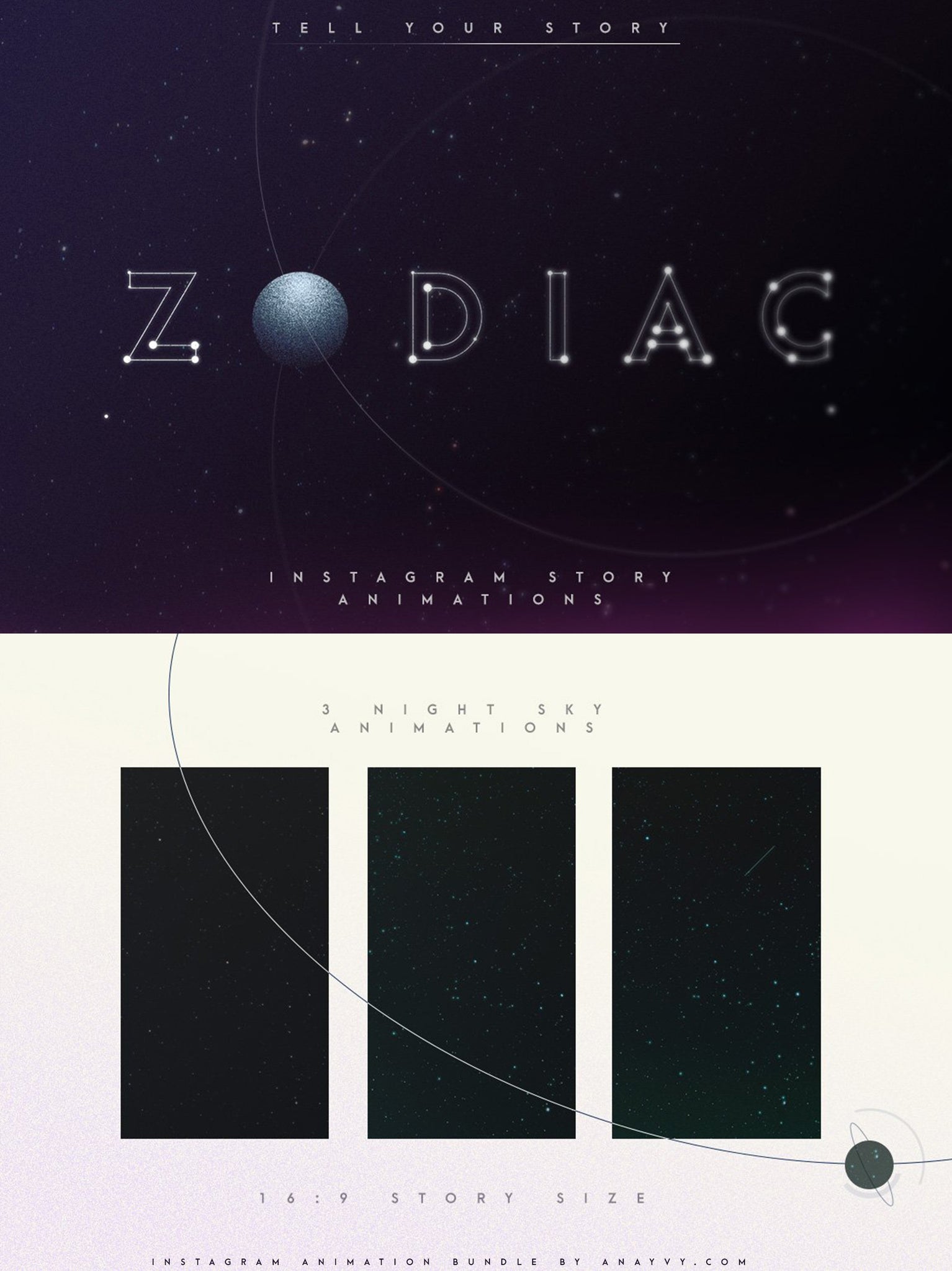 Animated Instagram | Zodiac - ANA & YVY