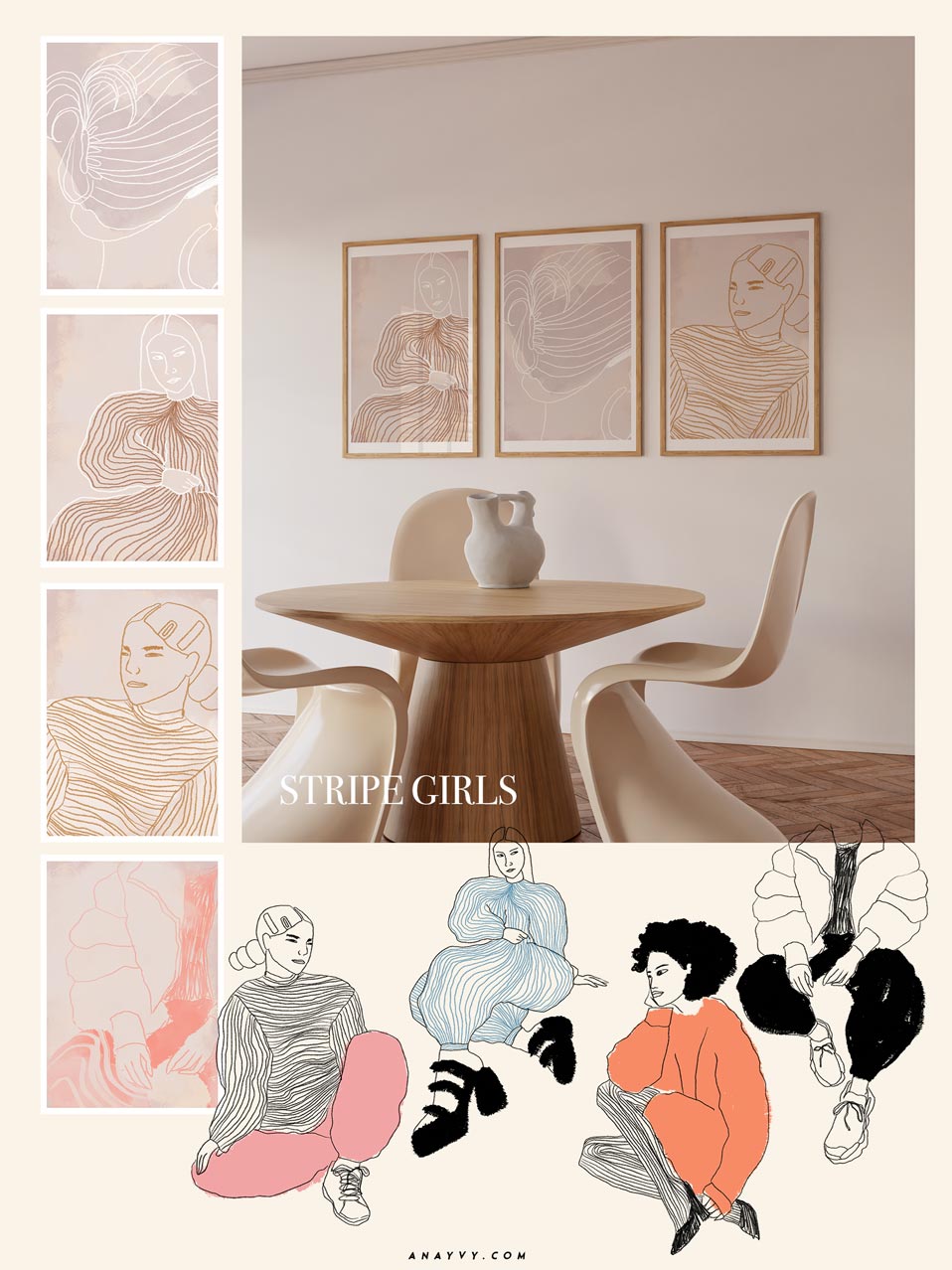 The Modern Gallery Ink Edition | Print & Poster - ANA & YVY