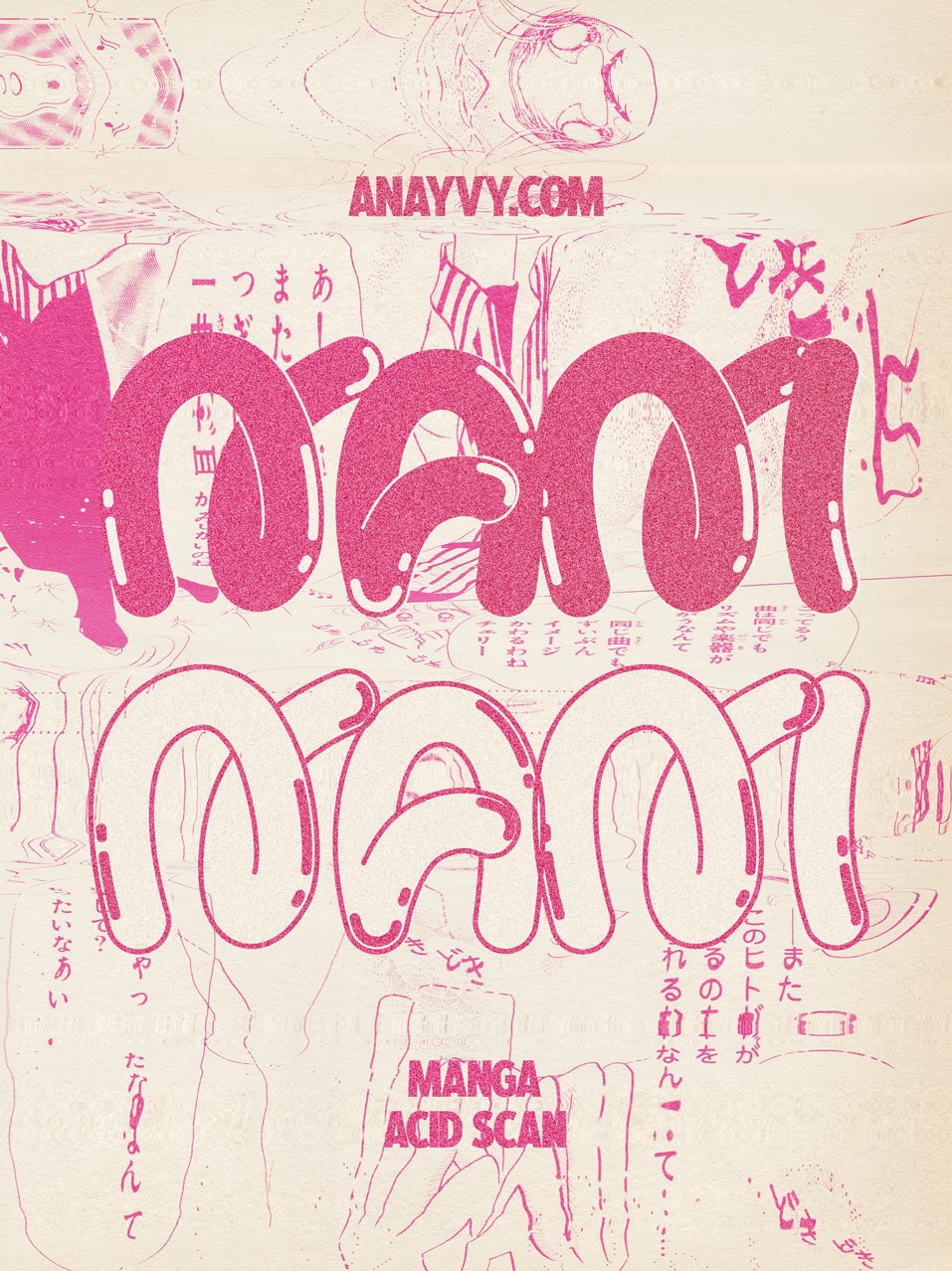 FREEBIE | Manga Acid Scan Texture - ANA & YVY