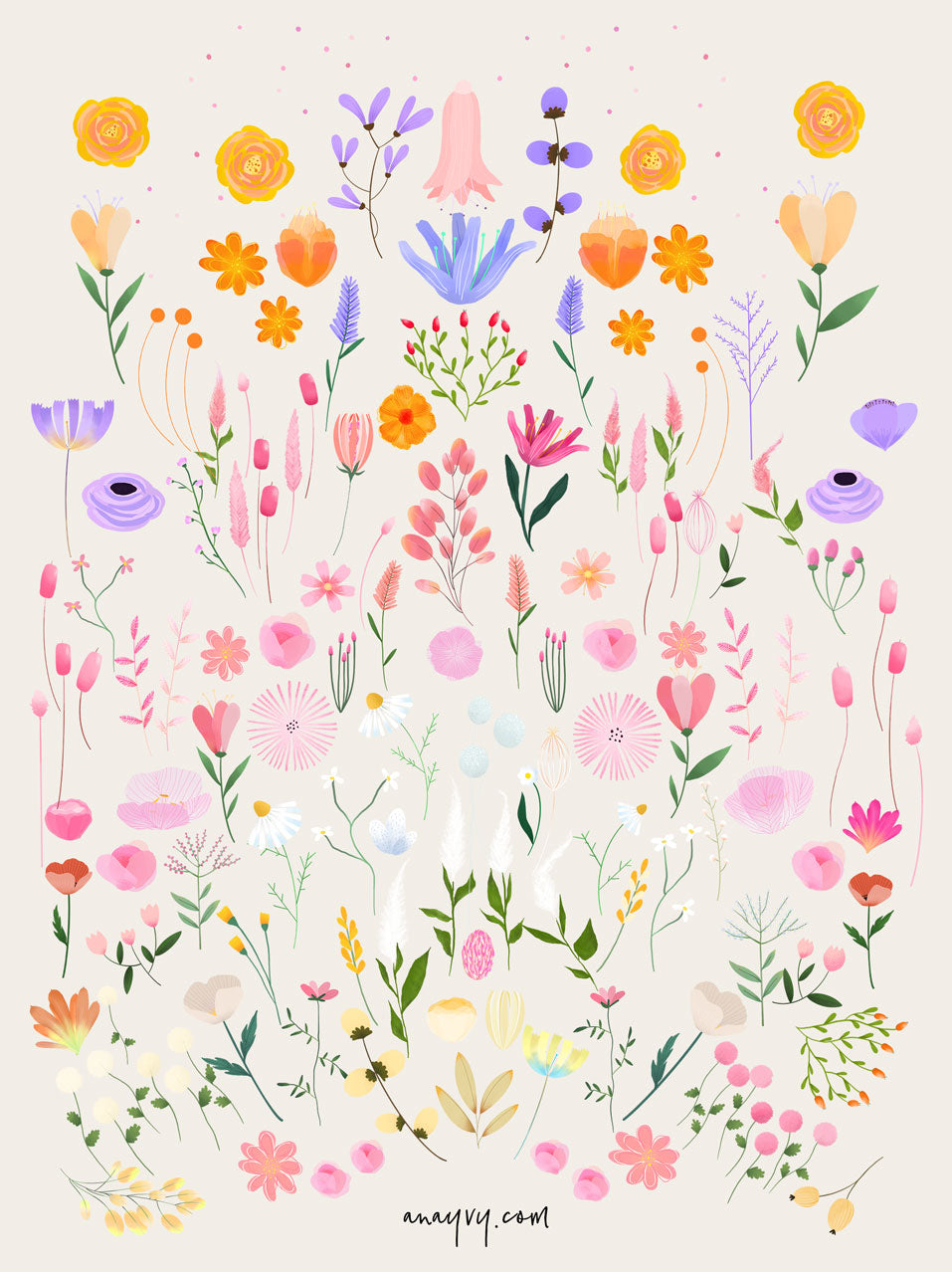 Animated Meadow Floral Bouquet & Wreath Maker - ANA & YVY