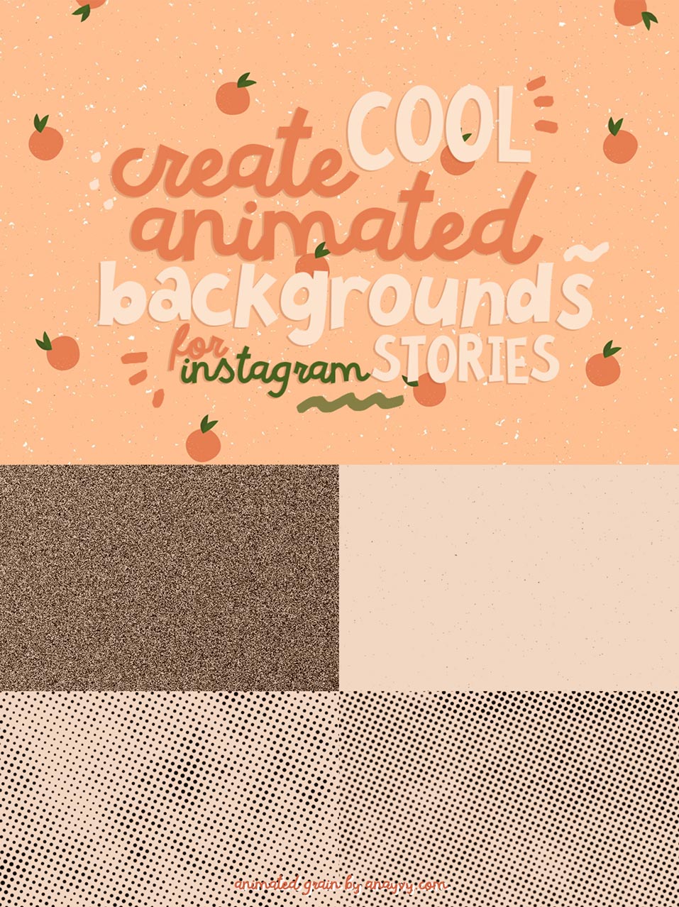 Animated Texture | Grain Collection - ANA & YVY