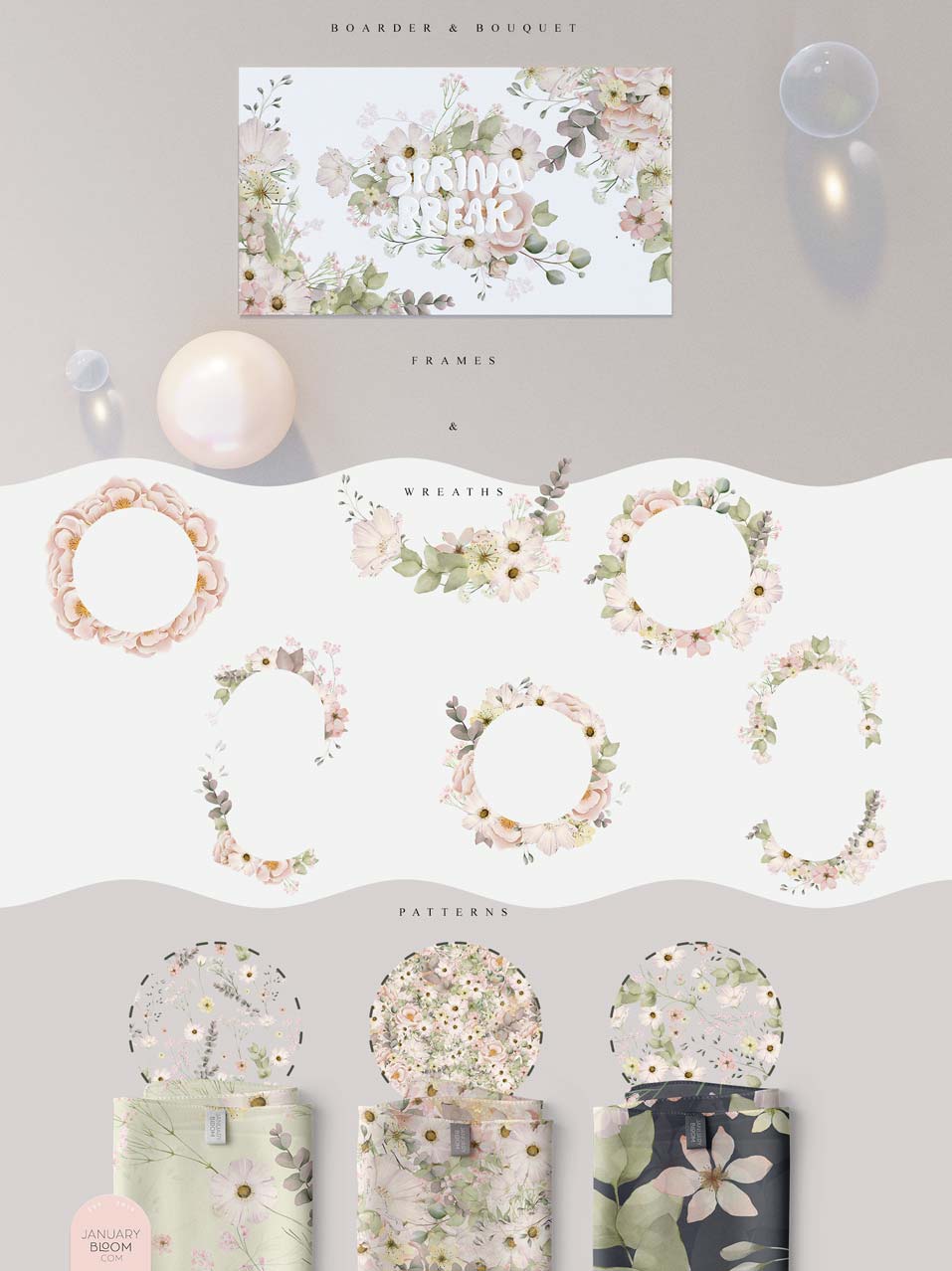 The Florist | Watercolor Florals & Foliage Collection - ANA & YVY