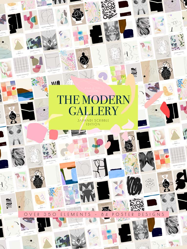 The Modern Gallery | Japandi Scribble - ANA & YVY