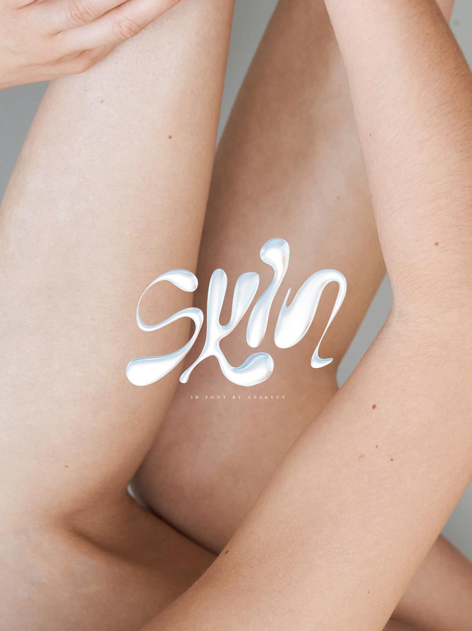ALIEN SKIN | 3D Psychedelic Font - ANA & YVY