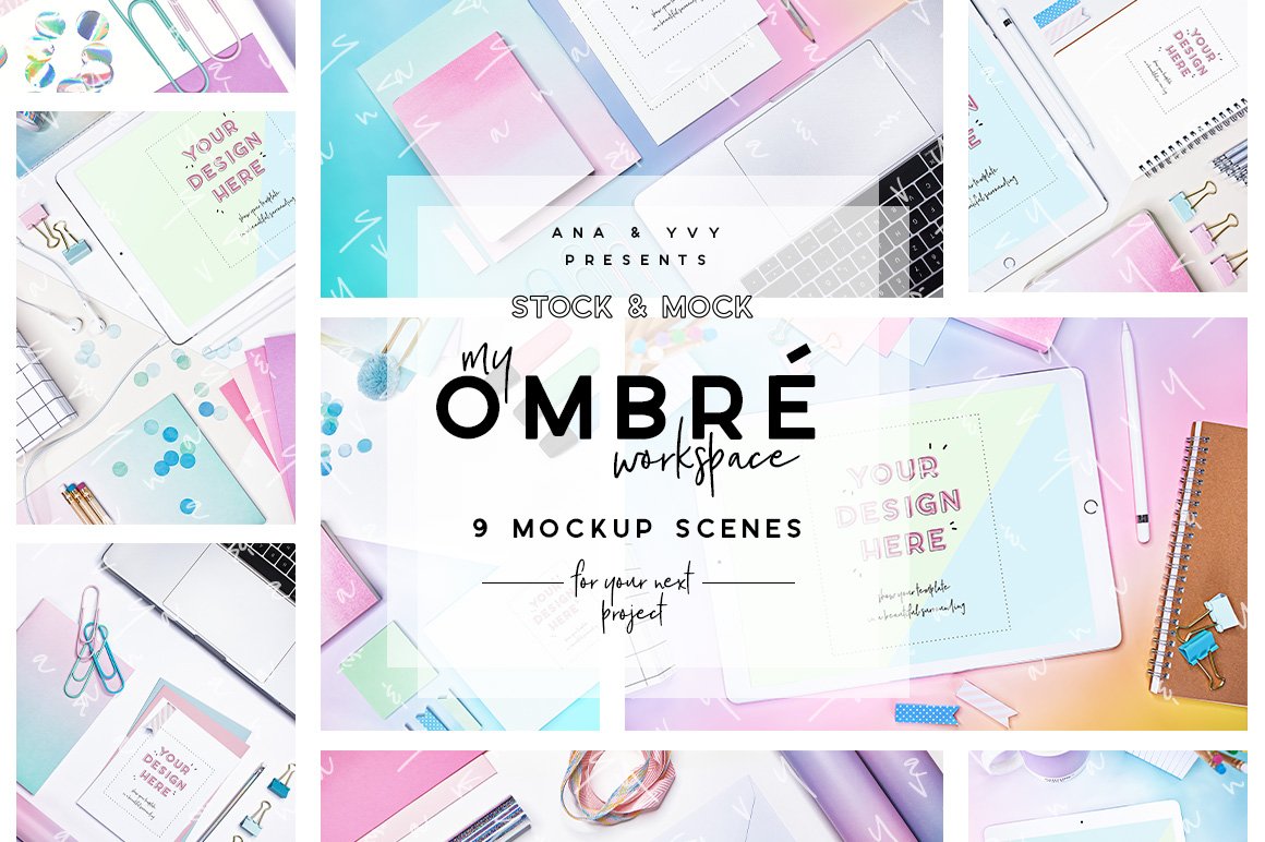 Stock & Mock | Ombré Scene - ANA & YVY